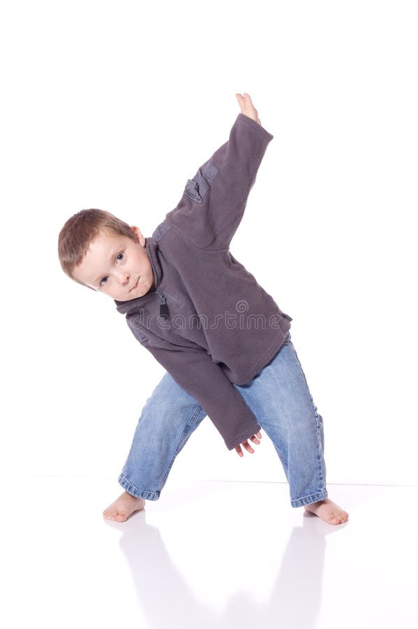 Boy dancing stock photo. Image of child, cute, youth 29851046
