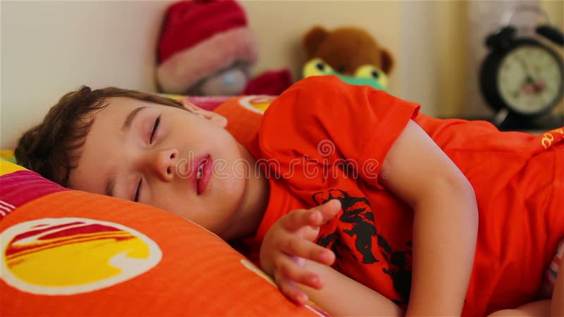 Cute little boy sleeping