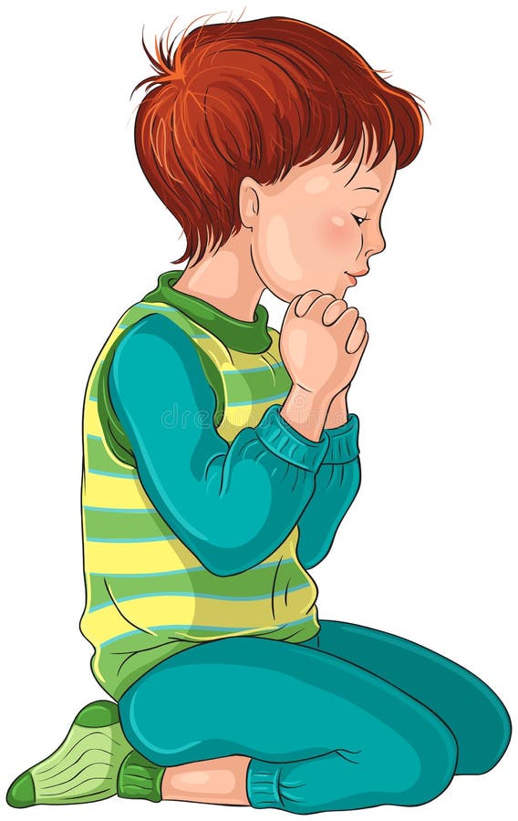 children praying animation