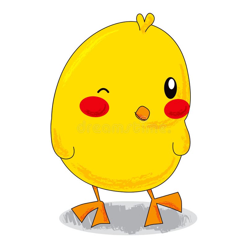 Cute Little Chick vector illustration