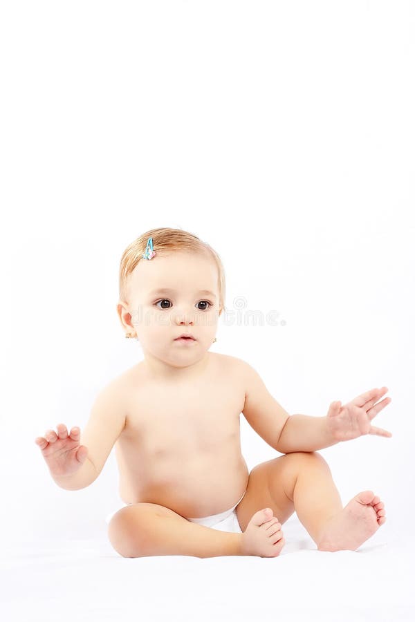 Cute little child baby