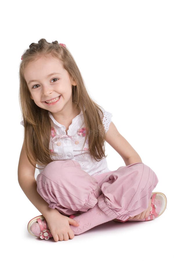 Cute little girl stock image