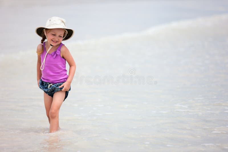 18,569 Cute Beautiful Little Girl Outdoor Beach Stock Photos - Free ...