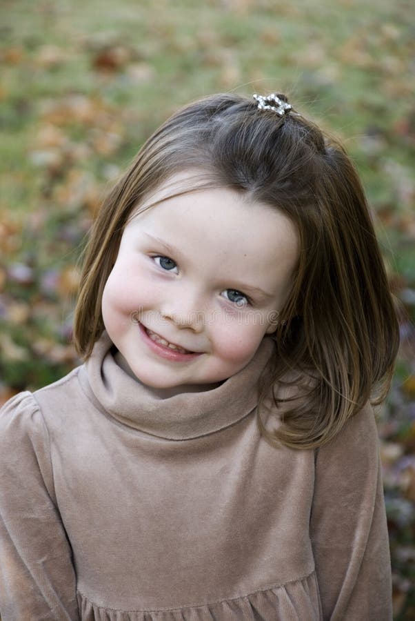 Cute Little Girl With Big Smile