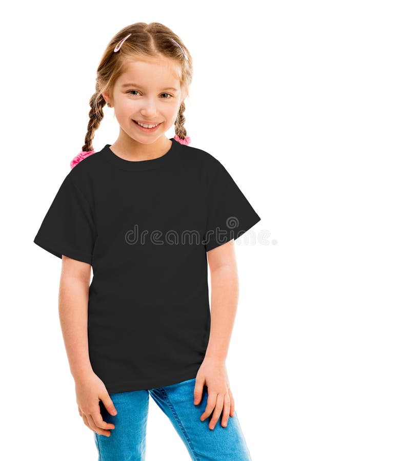 girls black shirt