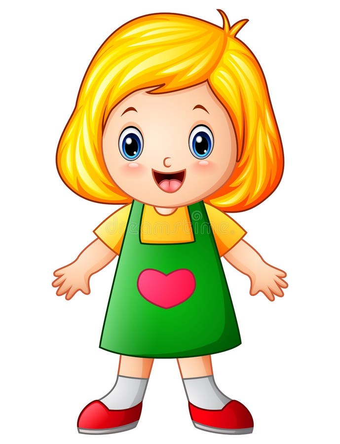 Cute Little Girl Cartoon Stock Illustrations – 87,783 Cute Little Girl