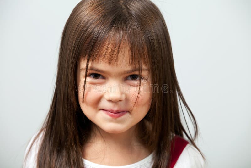 Cute little girl indoors