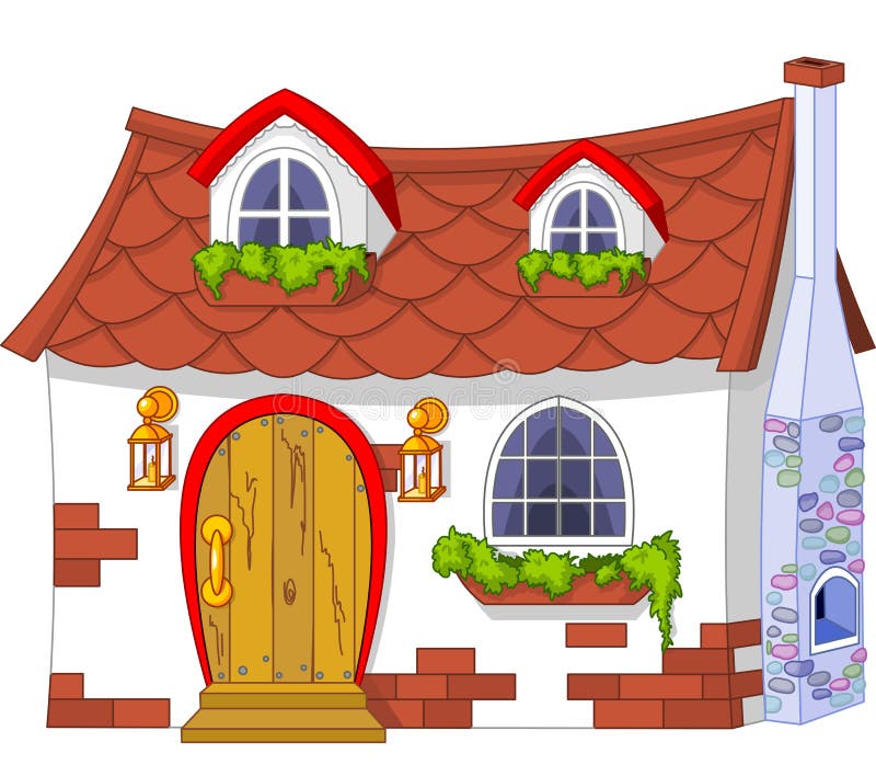 Cute house stock vector. Illustration of characters, illustrations ...