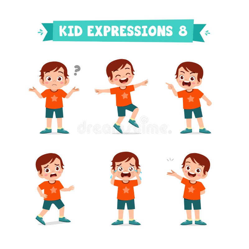 Happy Cute Kid Boy Use Weight Stock Vector (Royalty Free) 1568125993