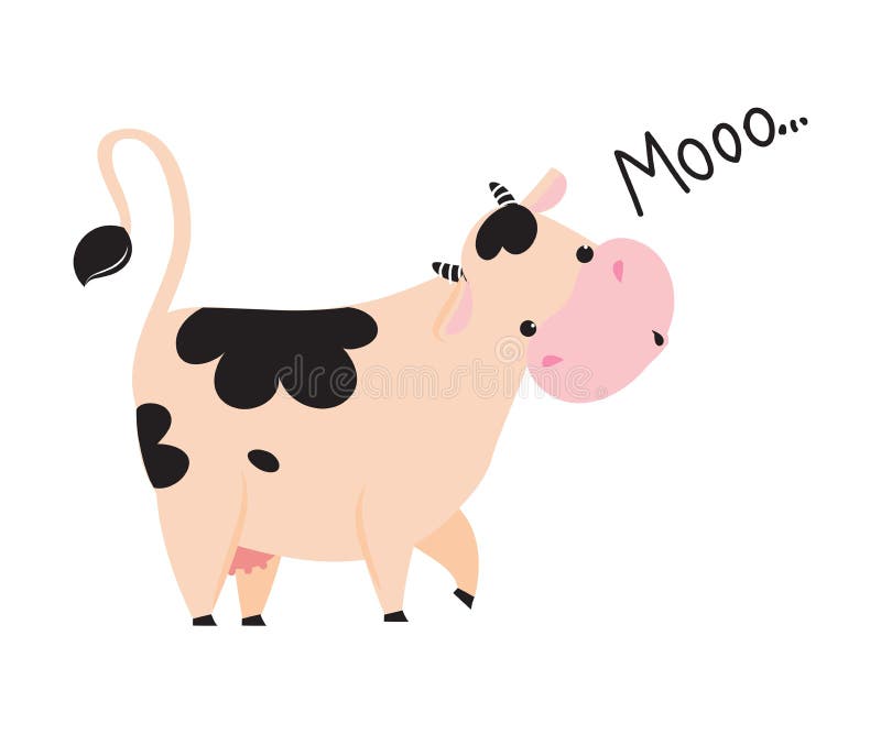 mooing cow