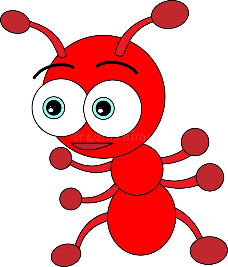 Cute Little Red Ant