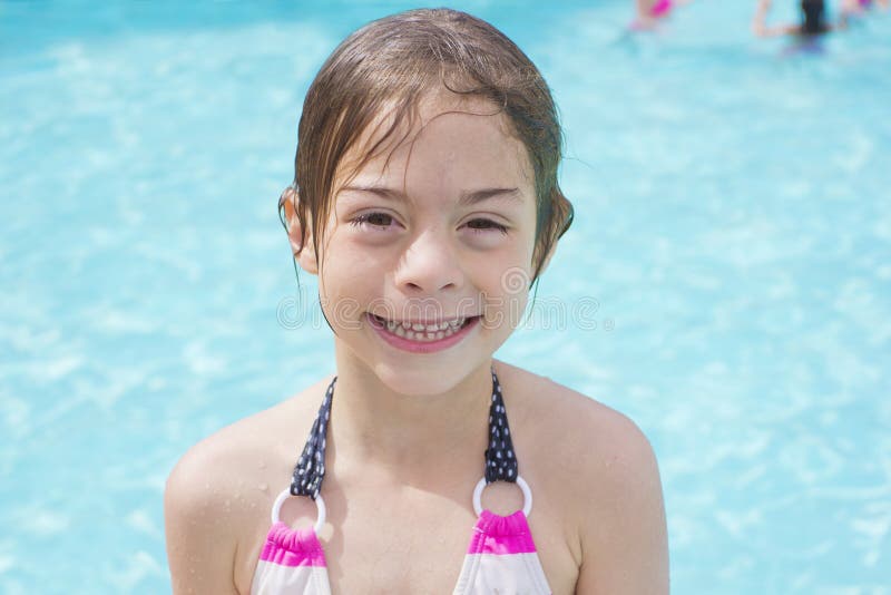 Little Girls Getting Out Pool Stock Photos - Free & Royalty-Free Stock ...