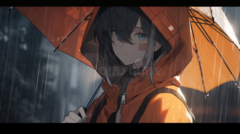 Anime Rainy Sky Background  Stock Video  Pond5