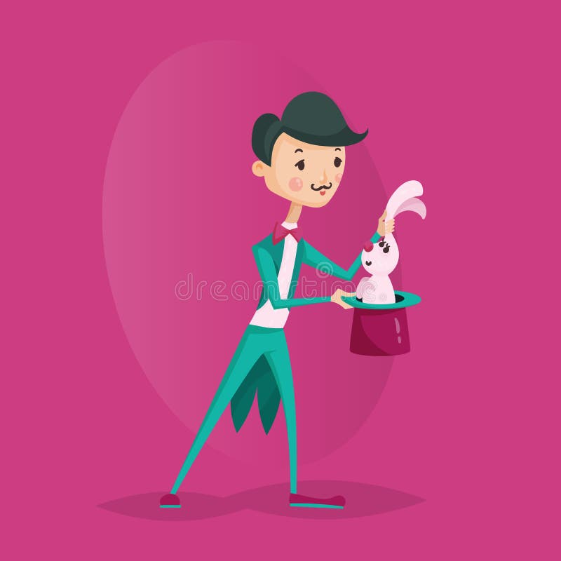 Cute Magician Character Tricks Vector Illustration Magic Show Cartoon Man Wizard Circus Stock Vector - Illustration of illusion, artist: 94710817 Cute Magician Character Tricks Vector Illustration Magic Show Cartoon Man Wizard Circus Stock Vector - Illustration of illusion, artist: 94710817