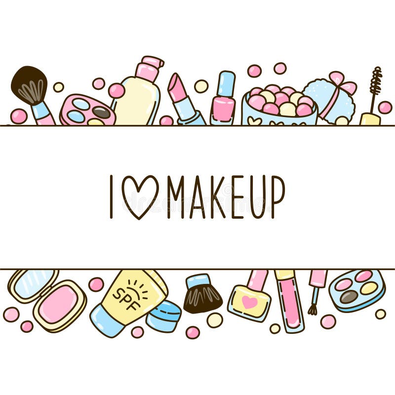 Makeup Border Stock Illustrations 2,822 Makeup Border Stock