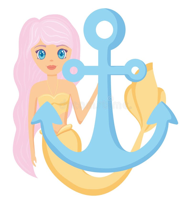 Anchor Mermaid Stock Illustrations 691 Anchor Mermaid Stock