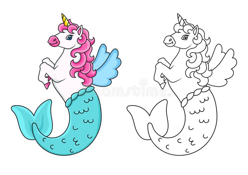 mermaid unicorn coloring page stock illustrations 69 mermaid unicorn coloring page stock illustrations vectors clipart dreamstime