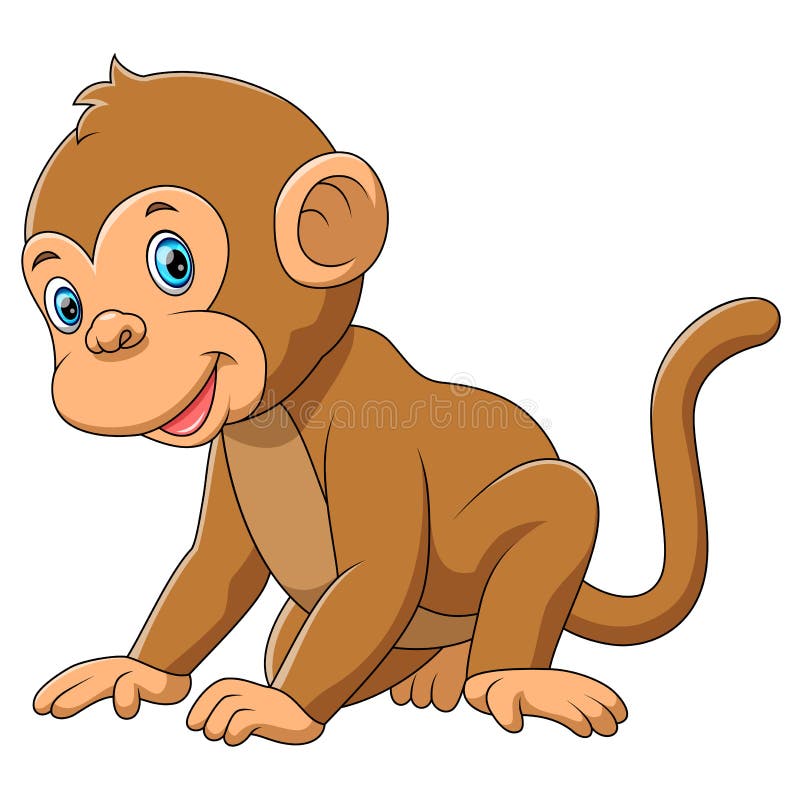 A Cute Monkey with White Background Stock Vector - Illustration of facial, cute: 155264856 A Cute Monkey with White Background Stock Vector - Illustration of facial, cute: 155264856