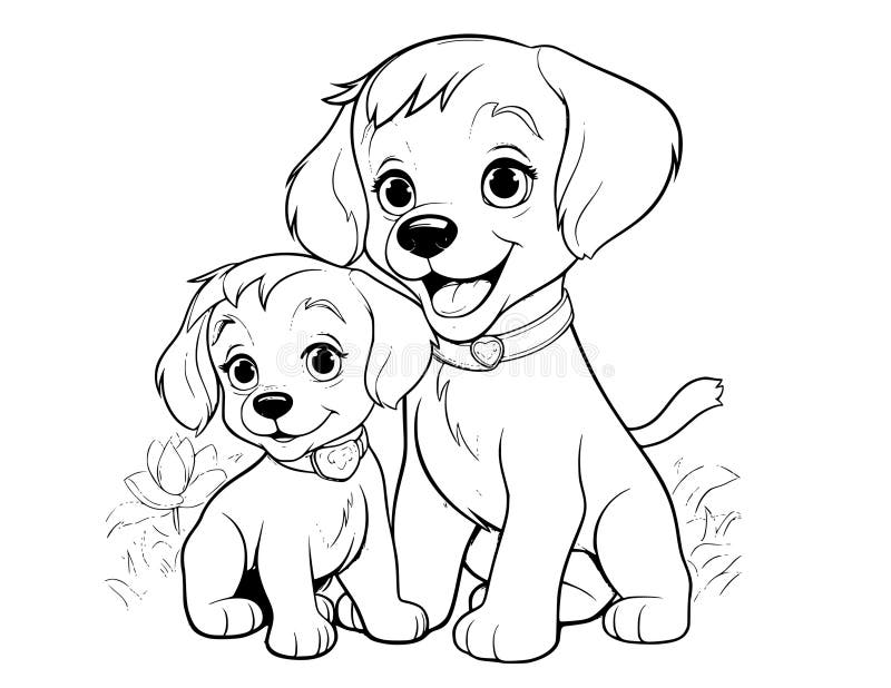 Cute Puppy coloring page | Free Printable Coloring Pages