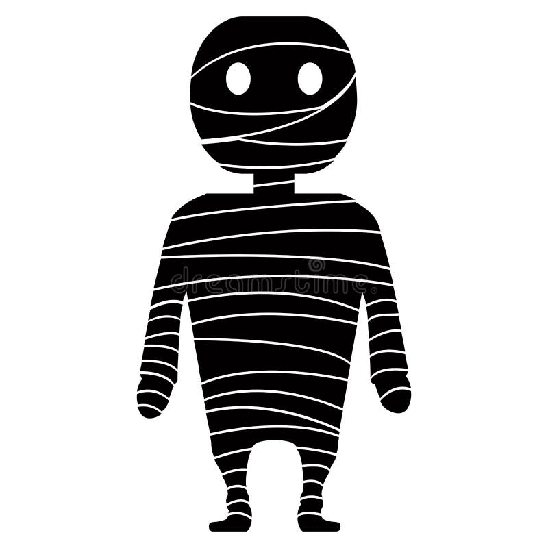 Cute mummy icon stock vector. Illustration of background - 110579083