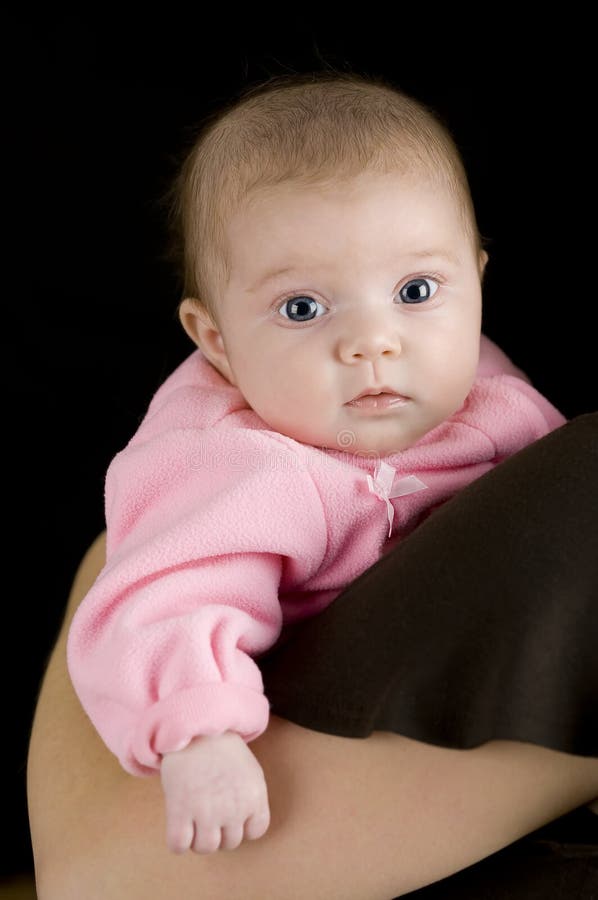 Smile baby girl stock image. Image of play, joyful, newborn 6255827