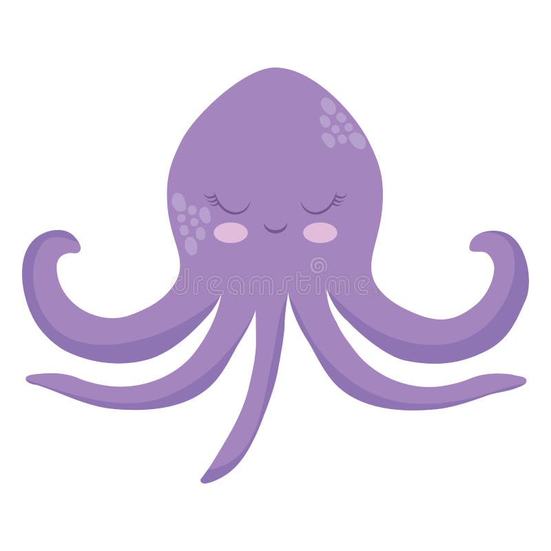 Cute octupus icon