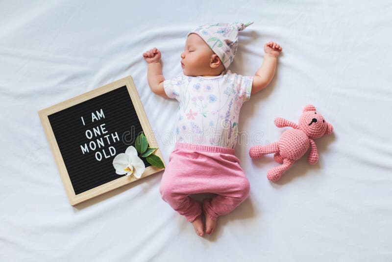 one month old infant
