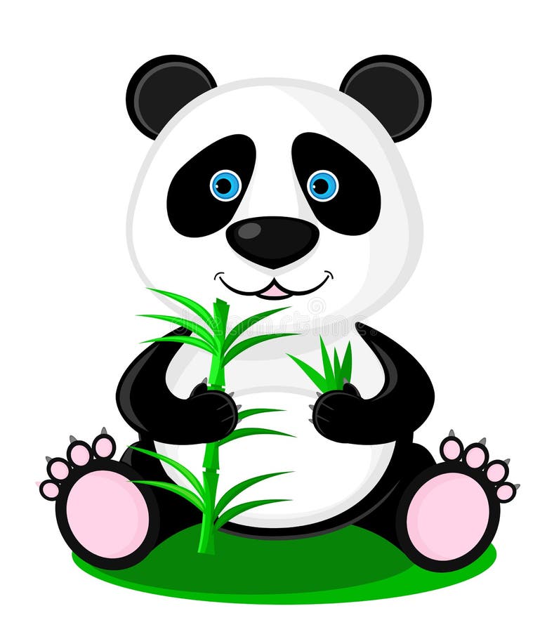 Cute Panda Cartoon Bamboo Stock Illustrations – 2,764 Cute Panda ...