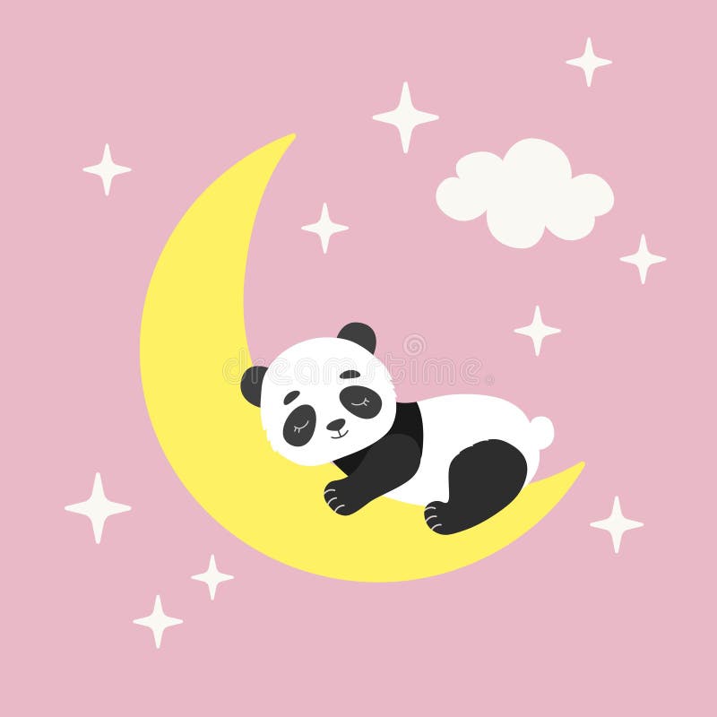 Kawaii Panda Moon Stock Illustrations – 78 Kawaii Panda Moon Stock  Illustrations, Vectors & Clipart - Dreamstime