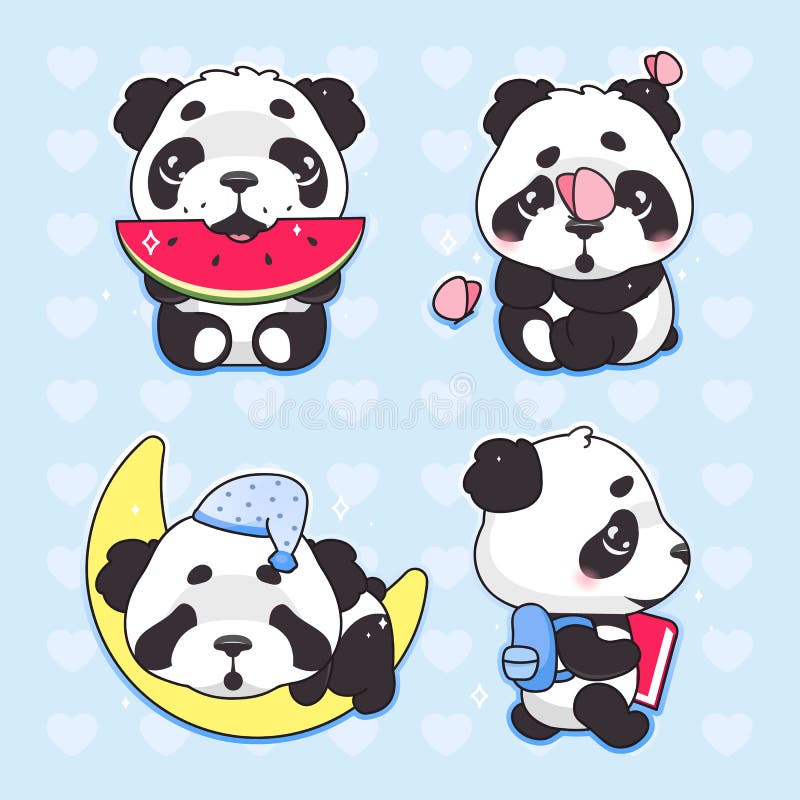 Kawaii Panda Moon Stock Illustrations – 78 Kawaii Panda Moon Stock  Illustrations, Vectors & Clipart - Dreamstime