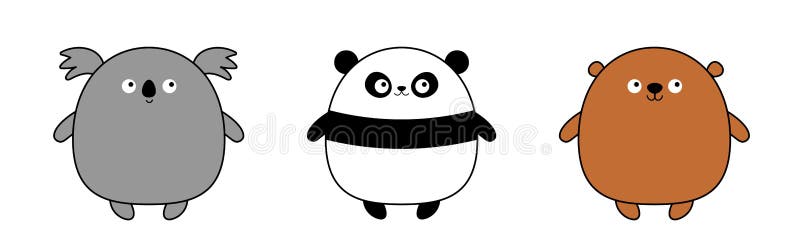 Cute Panda Bear Funny Head Face Pink Cheeks Kawaii Cartoon Character Happy  Valentines Day Baby Greeting Card Template Notebook Cover Tshirt Violet  Background Flat Design Stock Illustration - Download Image Now - iStock