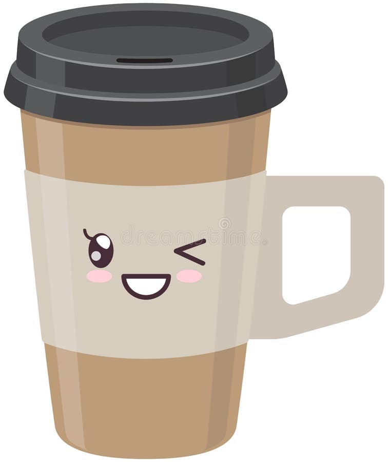 Cute Drink Cup Cartoon Vector Icon Illustration - Drink - Sticker