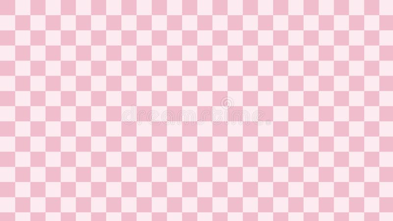 Cute Pastel Pink Small Checkers, Gingham, Plaid, Aesthetic Checkerboard ...