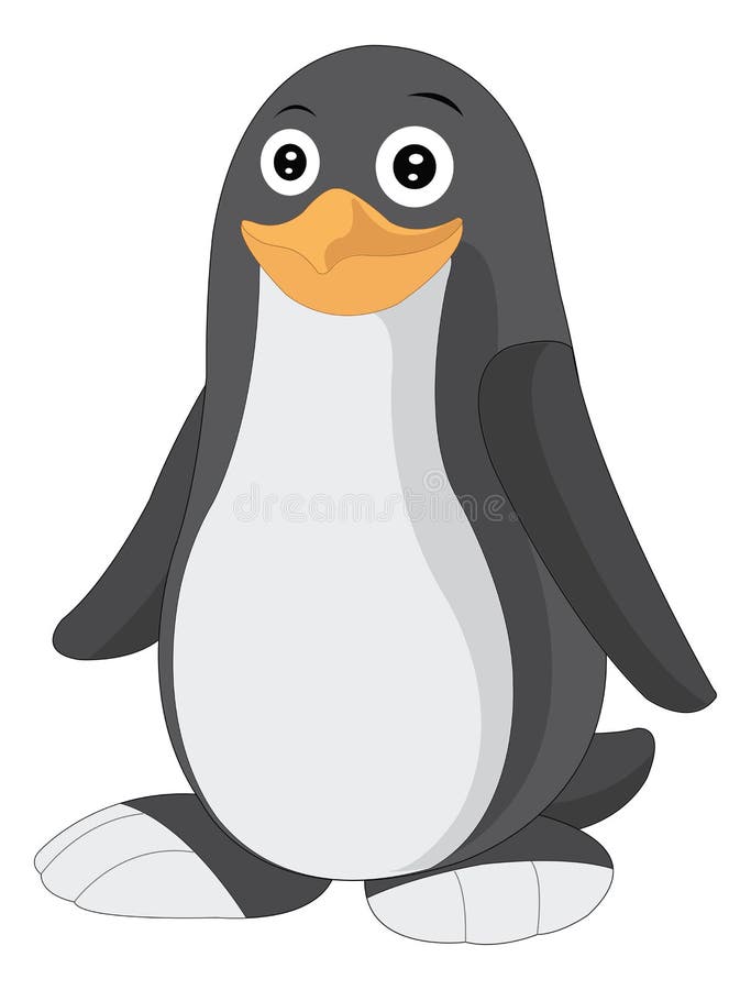 Cute penguin, illustration stock illustration