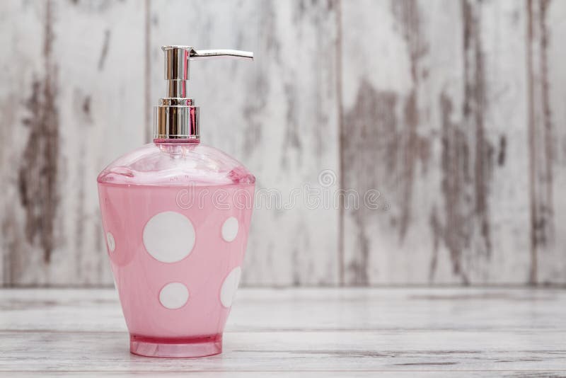 Cute Pink Bathroom Accessories Stock Image Image of accessory