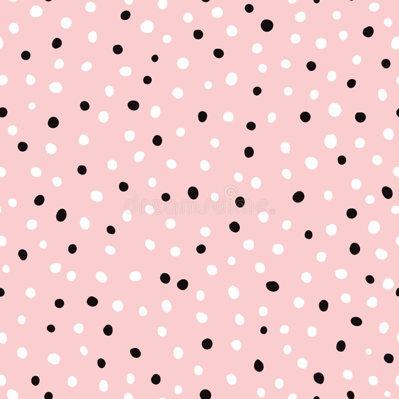 Pink Polka Dot Wallpaper Background