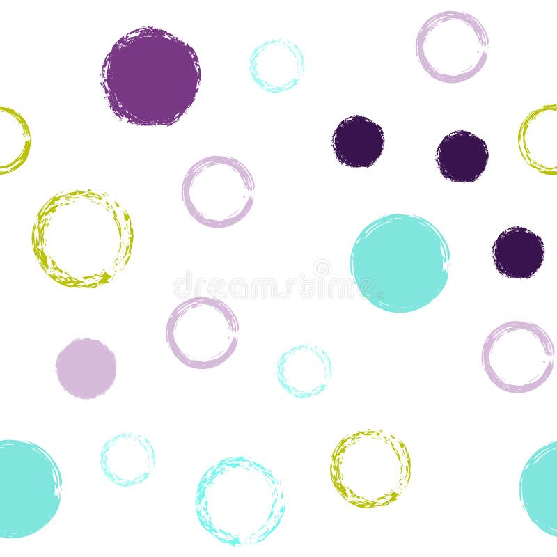 Cute Polka Dots stock vector. Illustration of color - 195218960