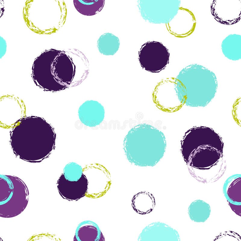 Polka Dots Pastel Seamless Pattern Stock Vector - Illustration of ...