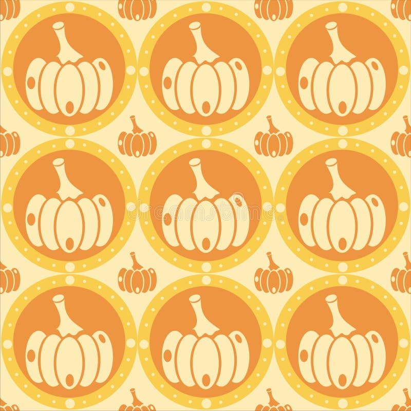 Cute pumpkins pattern