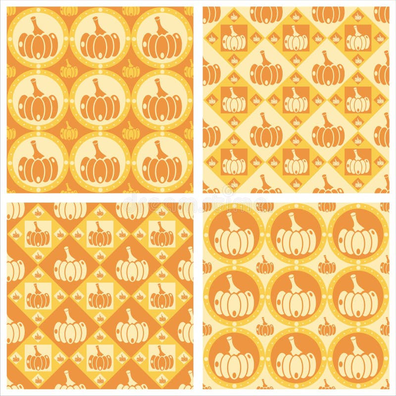 Cute pumpkins patterns