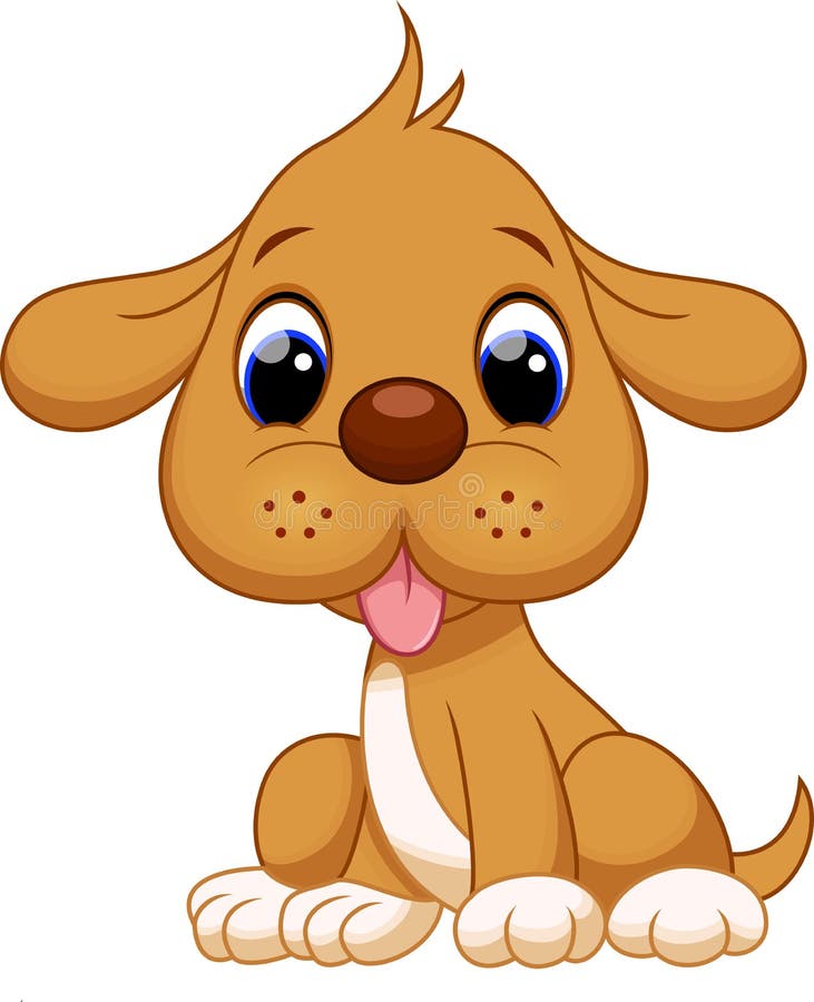 Cute Puppy Cartoon Stock Illustration - Image: 47872882