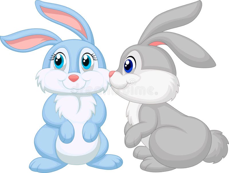 Rabbit Kiss Stock Illustrations – 694 Rabbit Kiss Stock