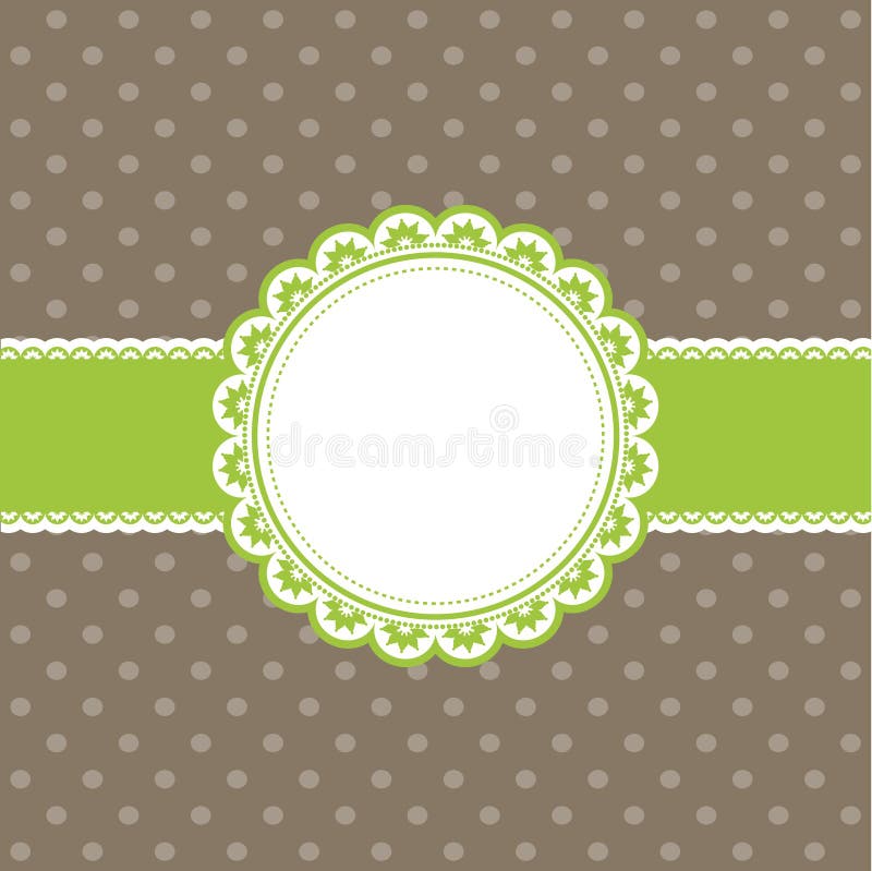 Cute retro background vector illustration