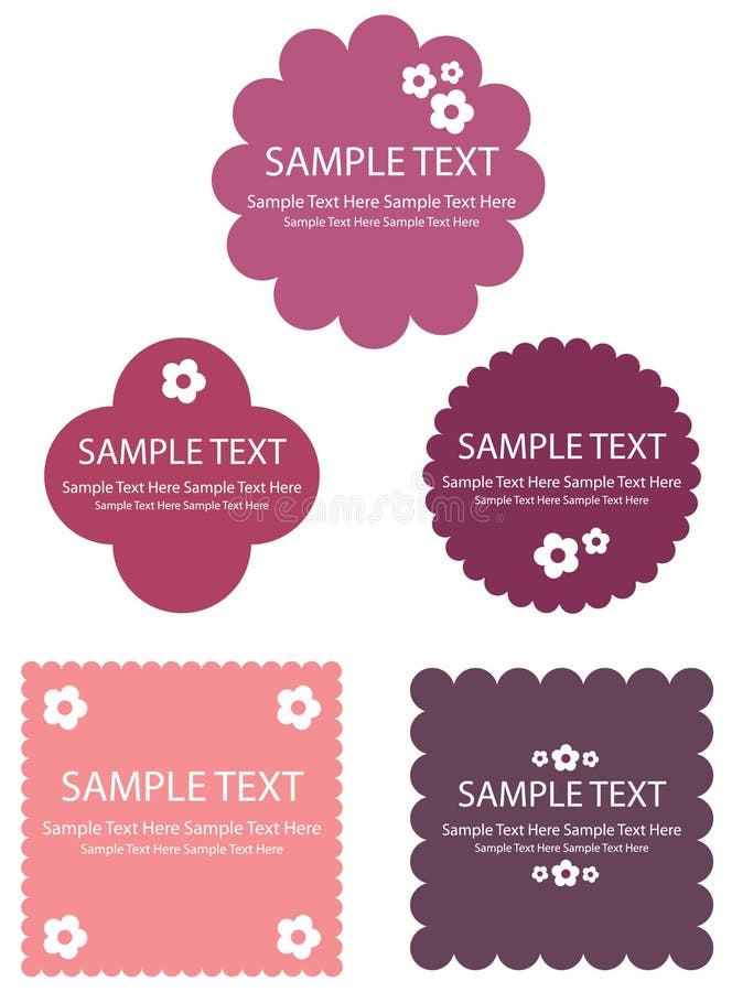 Cute retro frame Designs vector illustration