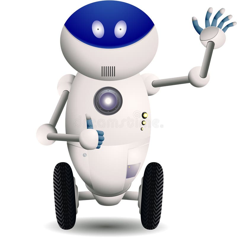 Cute Robot vector illustration