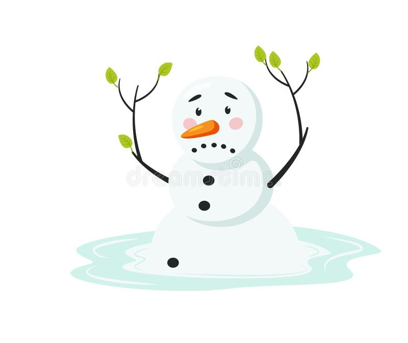 Melted Snowman Christmas Cartoon 16659456 PNG