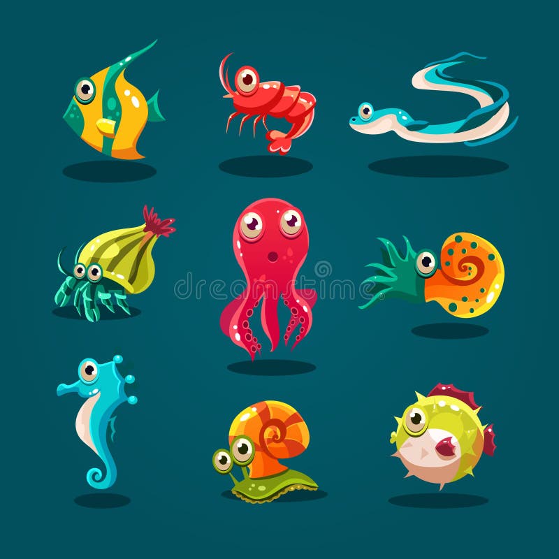 Cute Sea Animals Stock Illustrations – 19,785 Cute Sea Animals Stock Illustrations, Vectors & Clipart - Dreamstime