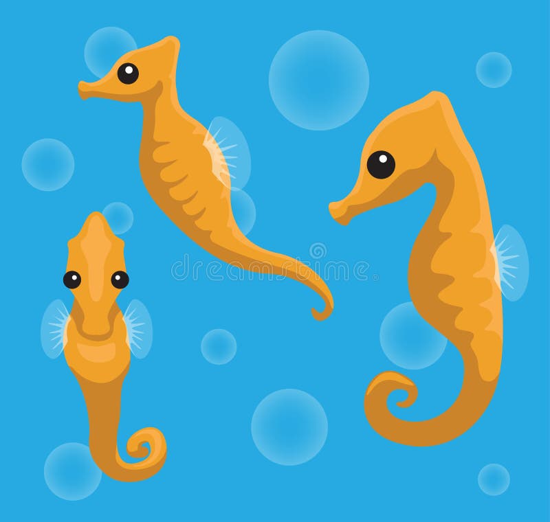 Vector Drawing and Paint Cute Cartoon Seahorse. Educational Game for Kids.  Vector Illustration with Cartoon Style Funny Sea Animal Ilustração do Vetor  - Ilustração de linha, educacional: 153519182