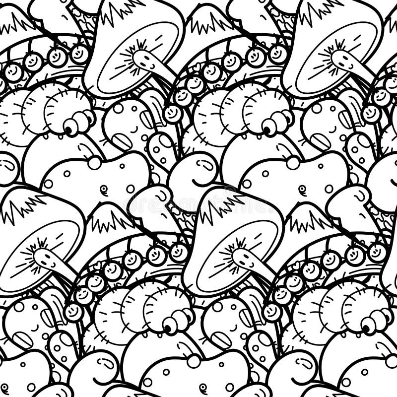 Emoji Mushrooms Outline Stock Illustrations 52 Emoji Mushrooms Outline Stock Illustrations