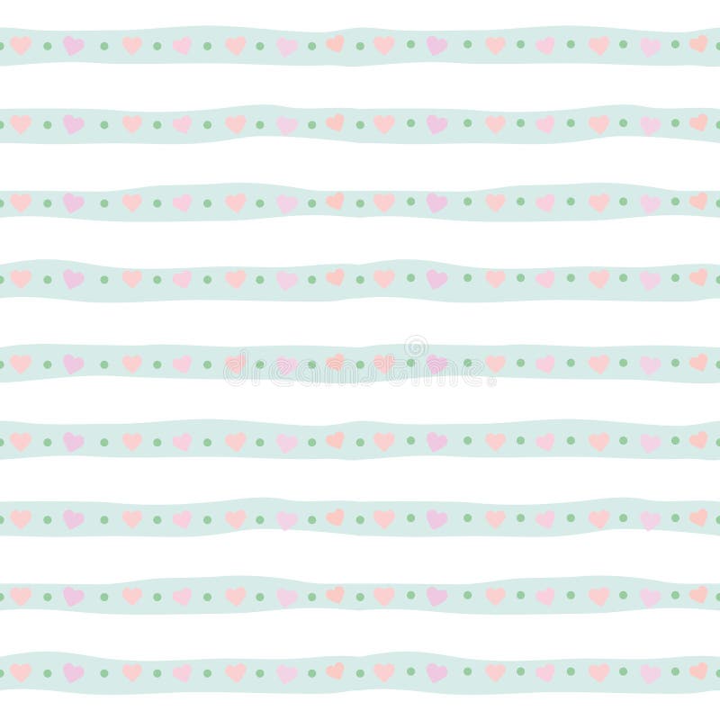 Cute Seamless Pattern with Hand Drawn Stripes in Pastel Blue. for Print and  Web Stock Illustration - Illustration of digital, paper: 94532021